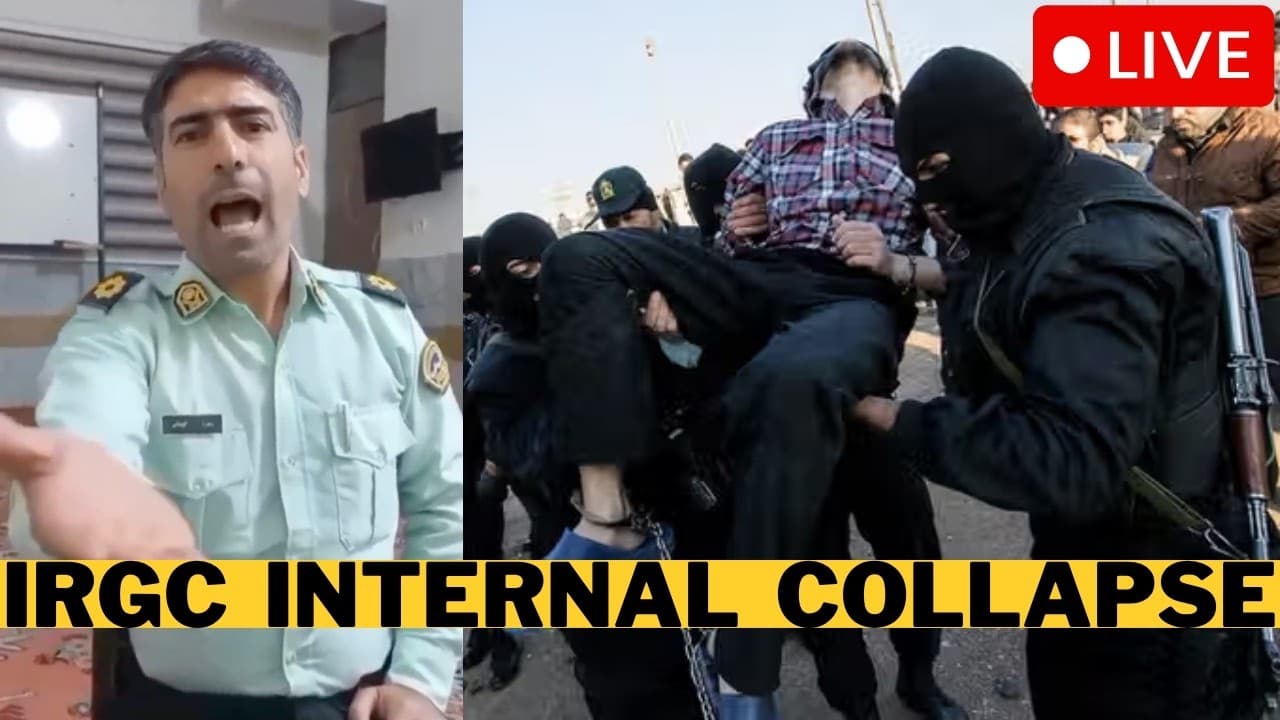 LIVE: IRGC Collapsing From Within As Police Officers Defect - Mass Executions Begin In Iran